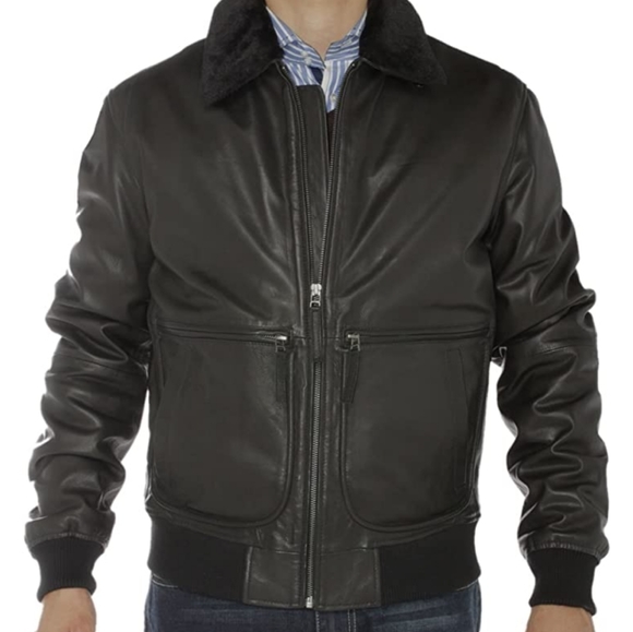 Luciano Natazzi New Nappa Leather Bomber Jacket - Picture 1 of 14